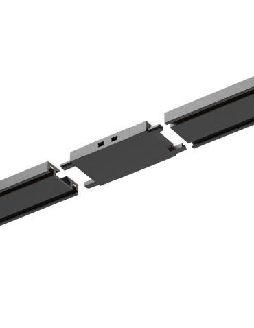 Milagro Slim Magnetic Track Czarny Łącznik Szyn Prosty ML2215 - product 2
