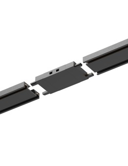 Milagro Slim Magnetic Track Czarny Łącznik Szyn Prosty ML2215 - produkt 2
