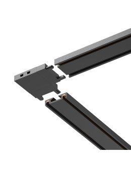 Milagro Slim Magnetic Track Czarny Łącznik Szyn L ML2217 - produkt 2