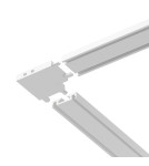 Milagro Slim Magnetic Track Biały Łącznik Szyn L ML2218