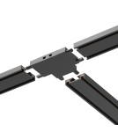 Milagro Slim Magnetic Track Czarny Łącznik Szyn T ML2219