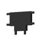 Milagro Slim Magnetic Track Czarny Łącznik Szyn T ML2219