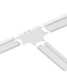 Milagro Slim Magnetic Track Biały Łącznik Szyn T ML2220