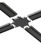 Milagro Slim Magnetic Track Czarny Łącznik Szyn + ML2221