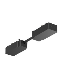 Milagro Slim Magnetic Track Czarny Łącznik podwójny z kablem krótkim ML2223