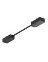 Milagro Slim Magnetic Track Czarny łącznik podwójny z kablem długim ML2225