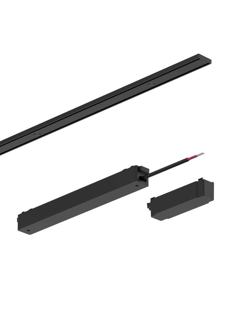 Milagro Slim Magnetic Track Czarny Zasilacz 200W 24V ML2229