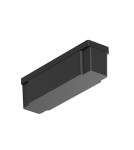 Milagro Slim Magnetic Track Czarny Wire storage ML2231