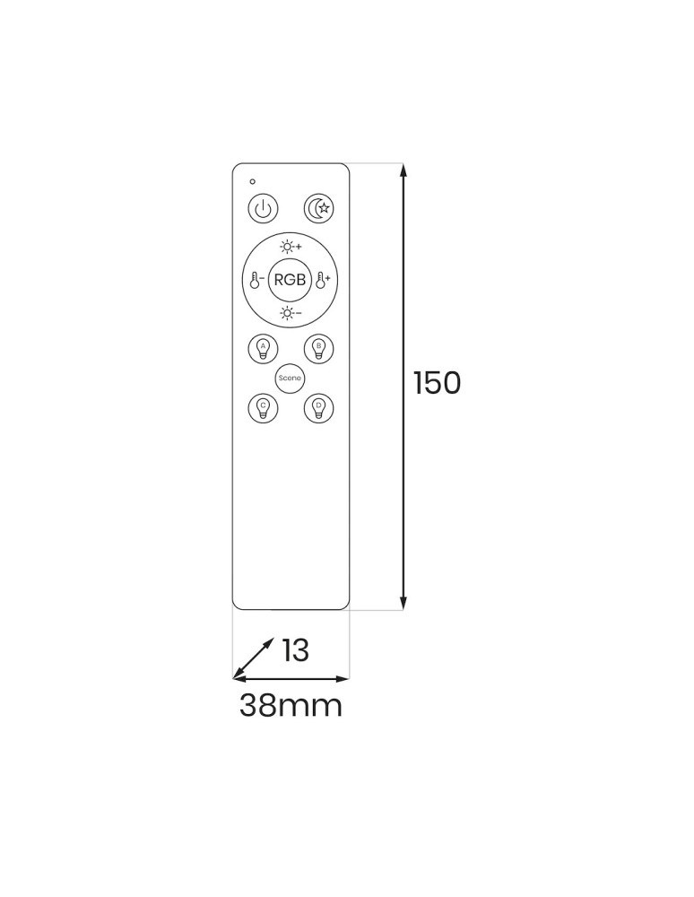 Milagro Slim Magnetic Track Pilot do sterowania ML2233