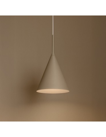 Milagro Lampa wisząca CAPITAL TAUPE Ø17cm 1xGX53 MLP2468