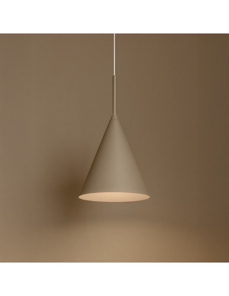 Milagro Lampa wisząca CAPITAL TAUPE Ø17cm 1xGX53 MLP2468