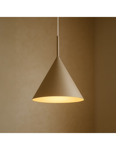 Milagro Lampa wisząca CAPITAL TAUPE Ø32cm 1xGX53 MLP2469