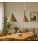 Milagro Lampa wisząca CAPITAL TAUPE Ø32cm 1xGX53 MLP2469