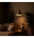 Milagro Lampa wisząca CAPITAL TAUPE Ø32cm 1xGX53 MLP2469