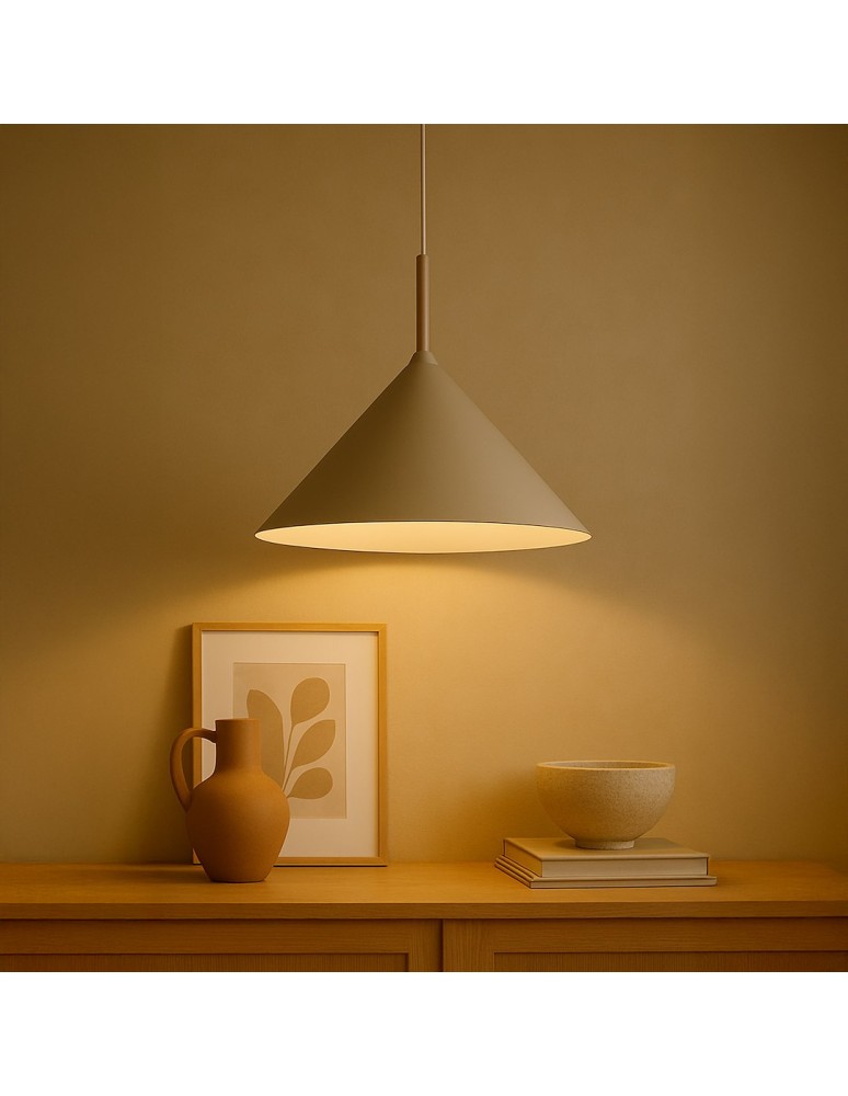 Milagro Lampa wisząca CAPITAL TAUPE Ø46cm 1xGX53 MLP2470