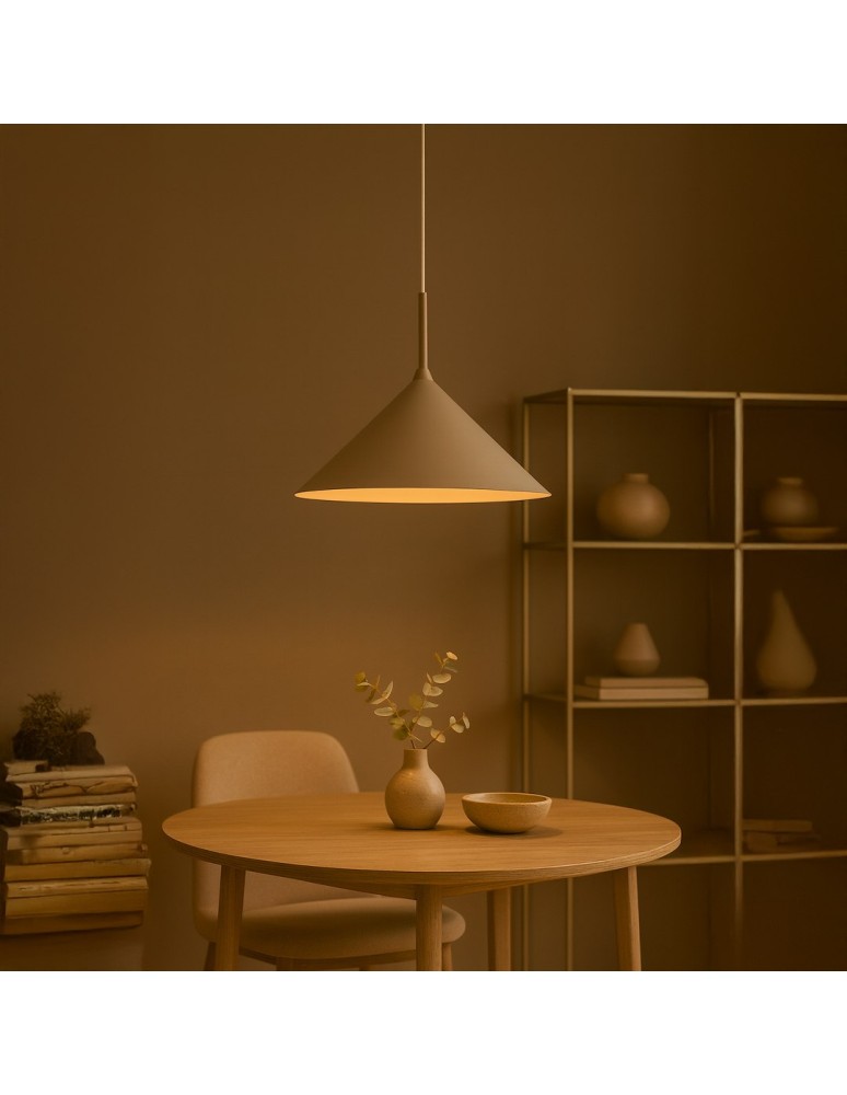 Milagro Lampa wisząca CAPITAL TAUPE Ø46cm 1xGX53 MLP2470