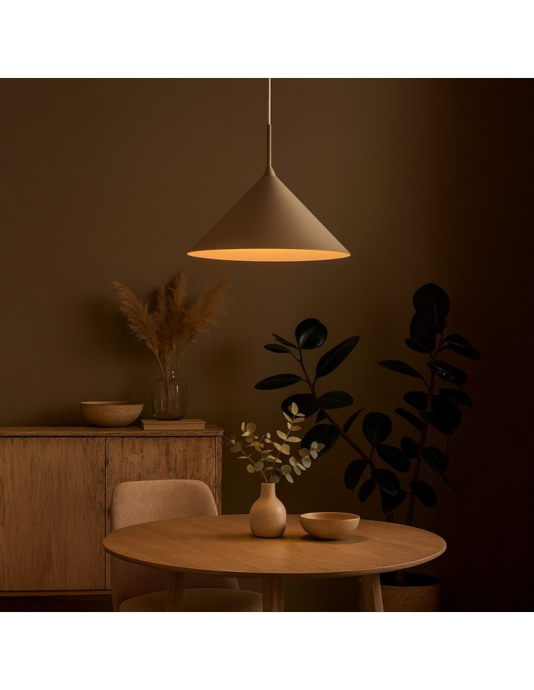 Milagro Lampa wisząca CAPITAL TAUPE Ø46cm 1xGX53 MLP2470