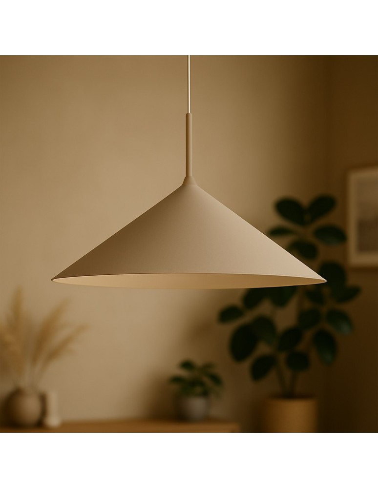 Milagro Lampa wisząca CAPITAL TAUPE Ø60cm 1xGX53 MLP2471