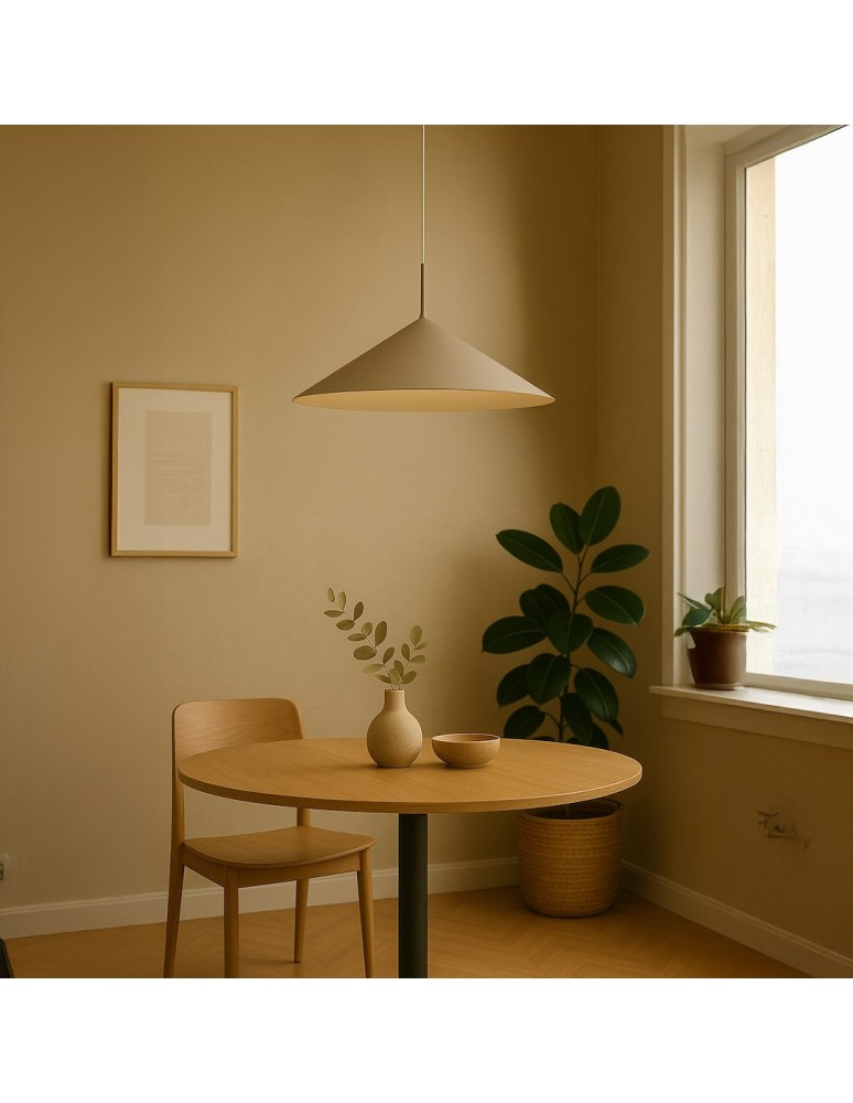 Milagro Lampa wisząca CAPITAL TAUPE Ø60cm 1xGX53 MLP2471