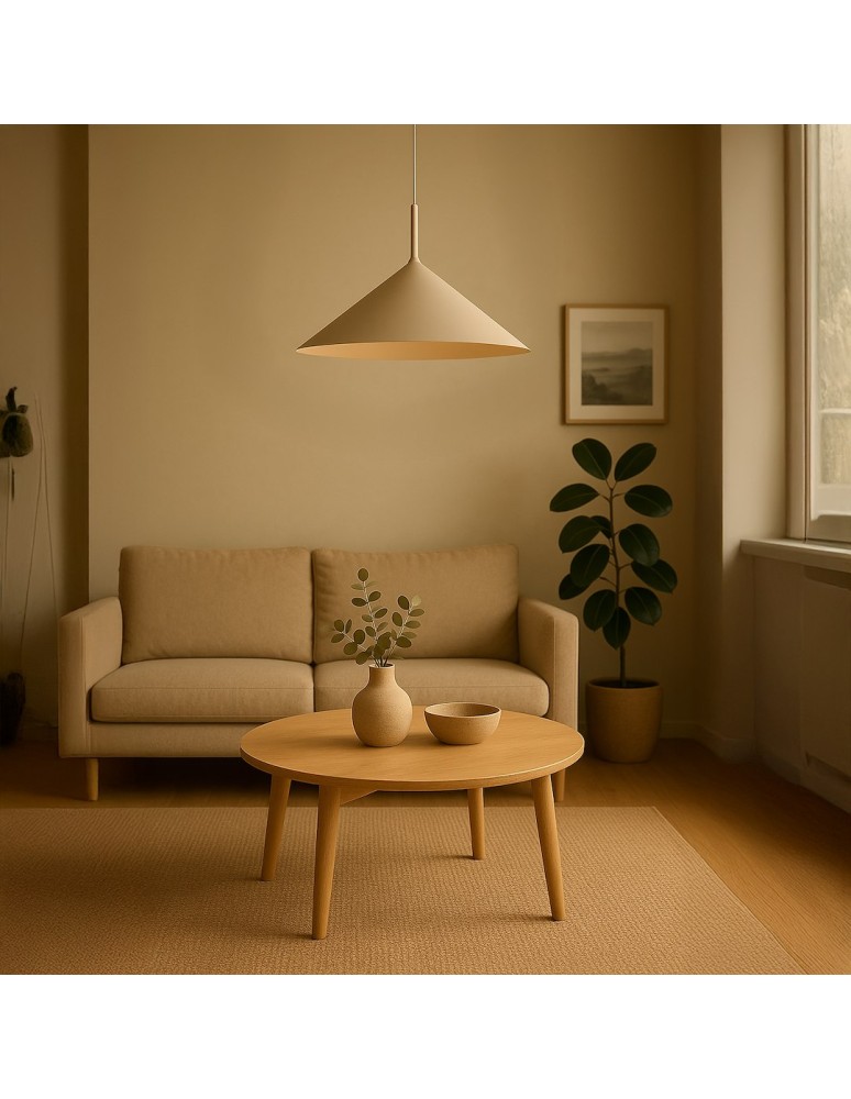 Milagro Lampa wisząca CAPITAL TAUPE Ø60cm 1xGX53 MLP2471