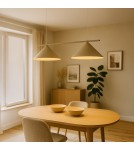 Milagro Lampa wisząca CAPITAL TAUPE 2xGX53 MLP2472