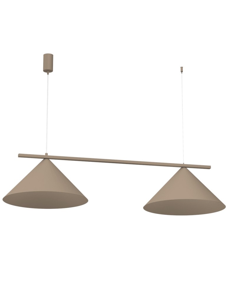 Milagro Lampa wisząca CAPITAL TAUPE 2xGX53 MLP2472