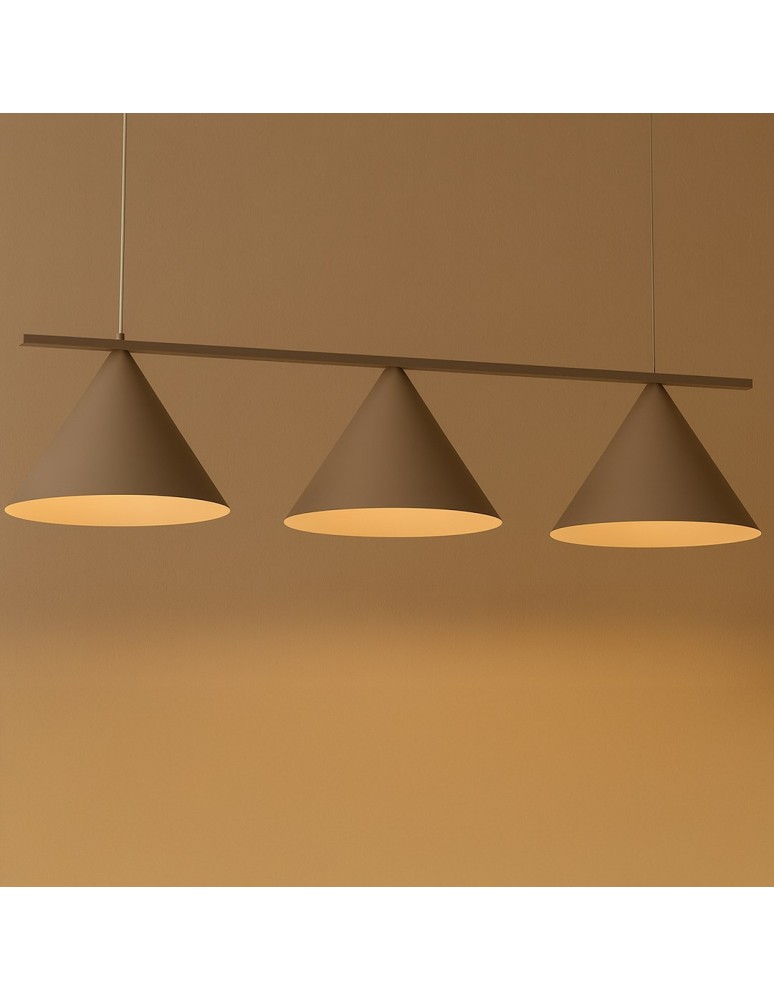 Milagro Lampa wisząca CAPITAL TAUPE 3xGX53 MLP2473