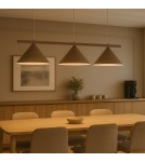 Milagro Lampa wisząca CAPITAL TAUPE 3xGX53 MLP2473