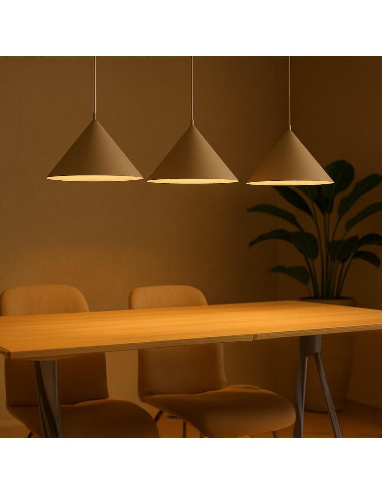 Milagro Lampa wisząca CAPITAL TAUPE 3xGX53 MLP2473