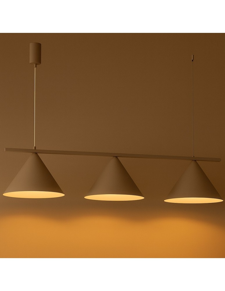 Milagro Lampa wisząca CAPITAL TAUPE 3xGX53 MLP2473