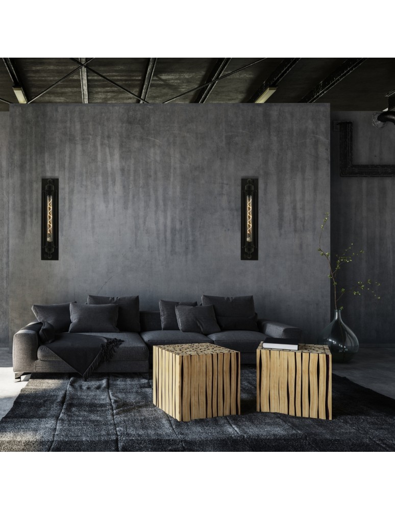 Loft wall lamps - industrial - Abigali Retro Loft wall lamp 47 x 10 x 12 cm - product kolory-swiatla.pl 5