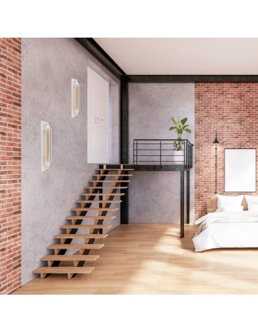 Abigali Kinkiet Retro Loft E27 biały - produkt 2