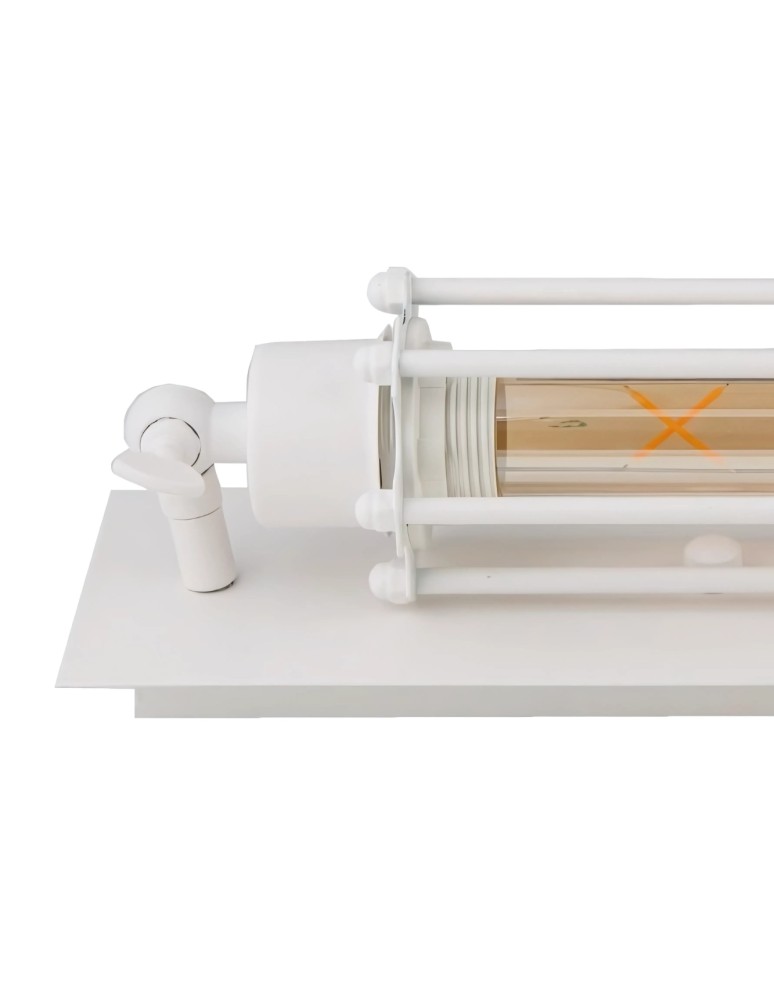 Loft wall lamps - industrial - Abigali Retro Loft wall lamp E27 white - product kolory-swiatla.pl 5