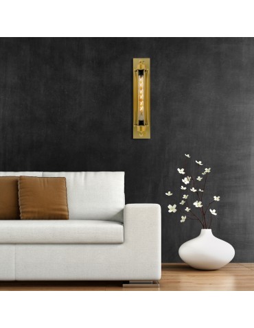 Abigali Retro Loft wall lamp E27 gold - product 2