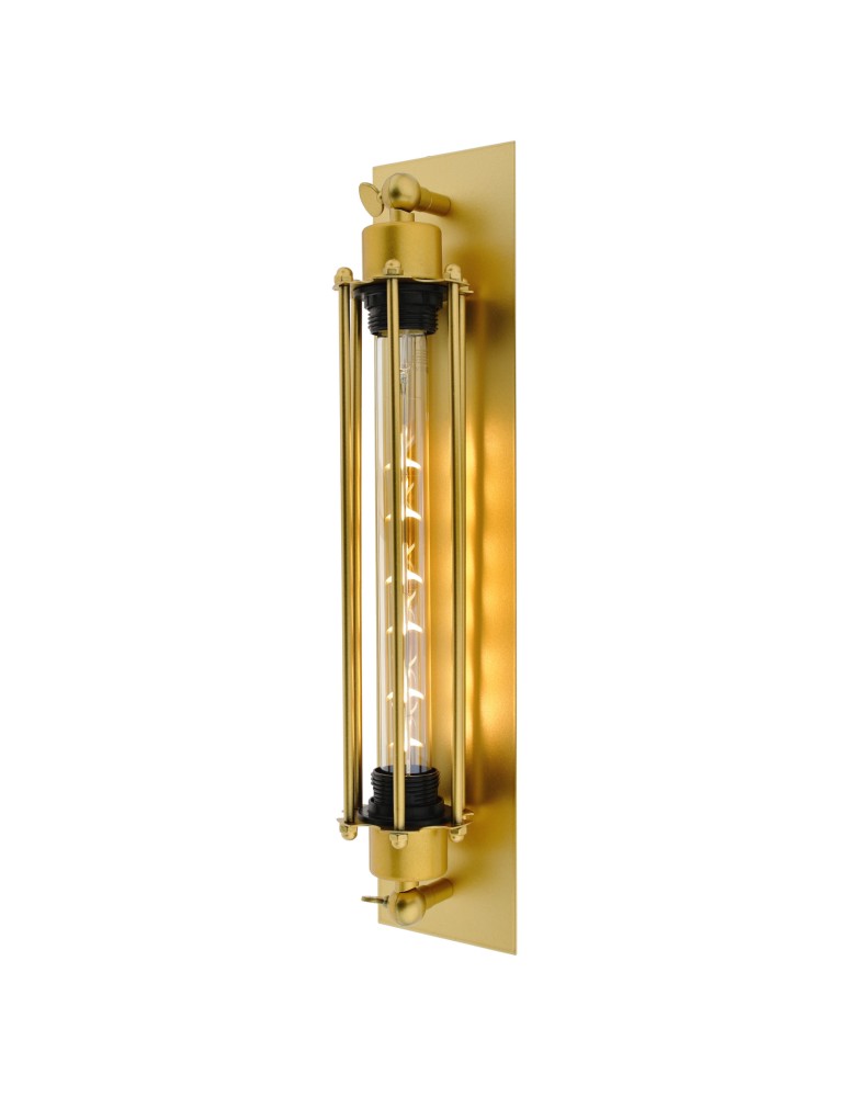 Loft wall lamps - industrial - Abigali Retro Loft wall lamp E27 gold - product kolory-swiatla.pl 9
