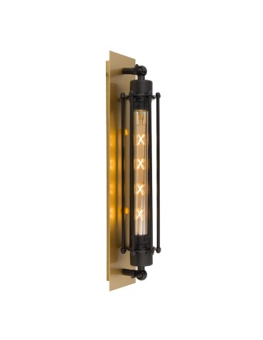 Abigali Retro Loft wall lamp E27 gold-black