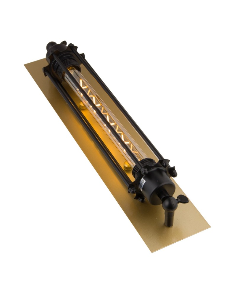 Loft wall lamps - industrial - Abigali Retro Loft wall lamp E27 gold-black - product kolory-swiatla.pl 5