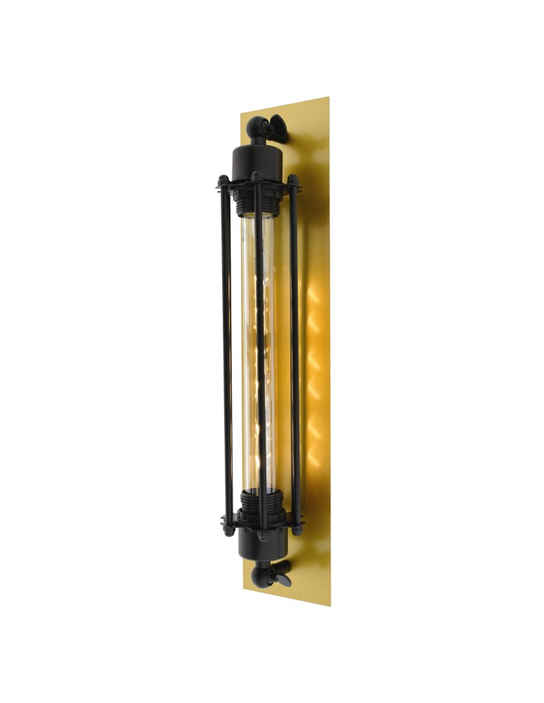 Loft wall lamps - industrial - Abigali Retro Loft wall lamp E27 gold-black - product kolory-swiatla.pl 8