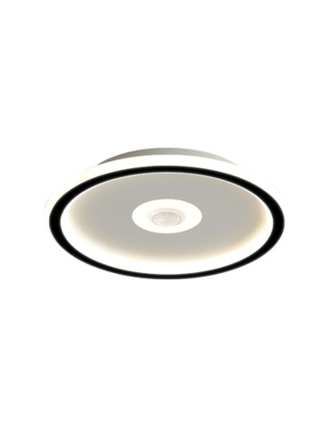 Abigali LED Round Slim Motion Plafond with adjustable PIR motion sensor 4000K black