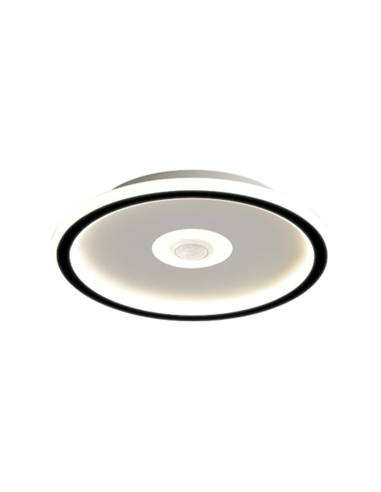 LED ceiling lamps - Abigali LED Round Slim Motion Plafond with adjustable PIR motion sensor 4000K black - product kolory-swiatla.pl 1