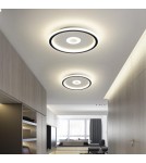 Abigali Plafon LED okrągły Slim Motion z regulowanym czujnikiem ruchu PIR 4000K czarny