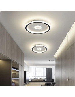 Abigali Plafon LED okrągły Slim Motion z regulowanym czujnikiem ruchu PIR 4000K czarny - produkt 2