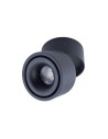 Abigali surface mounted black adjustable Posh Cree COB 12W 3000K CRI90+ 20° luminaire.