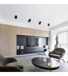 Abigali Oprawa natynkowa czarna regulowana Posh Cree COB 12W 3000K CRI90+ 20°