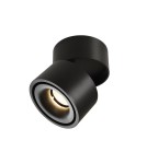 Abigali Oprawa natynkowa czarna regulowana Posh Cree COB 12W 3000K CRI90+ 20°