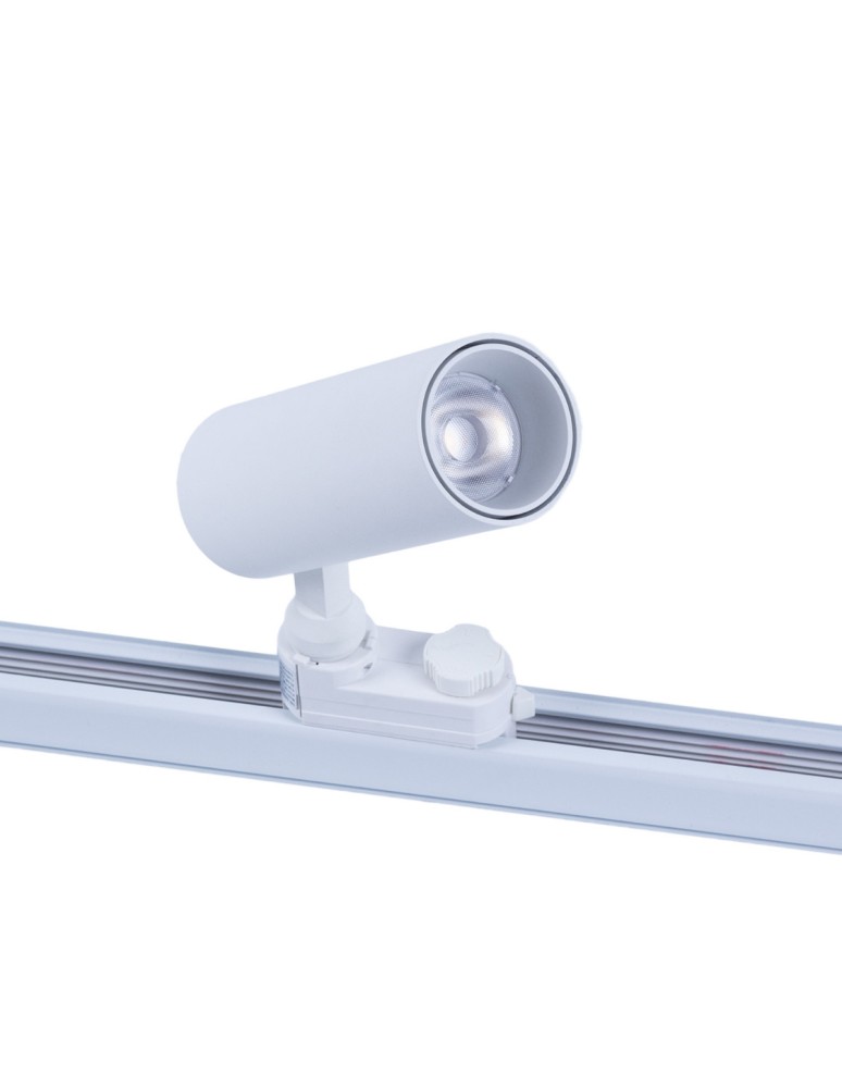 Lamps for 3-phase busbars - Abigali Posh Cree COB 12W 3000K CRI90+ 36° white 3-phase rail spotlight. - product kolory-swiatla.pl 3