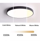 LED ceiling lamps - Abigali LED Plafon Round 300*50mm 20W 3000K - product 9