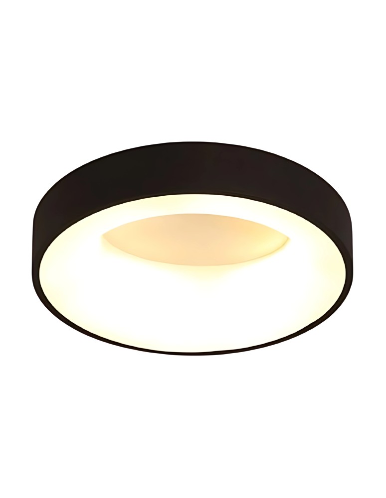 LED ceiling lamps - Abigali LED plafond round black 450*110mm 20W - three colors, dimmable - Pilot - product kolory-swiatla.pl 1