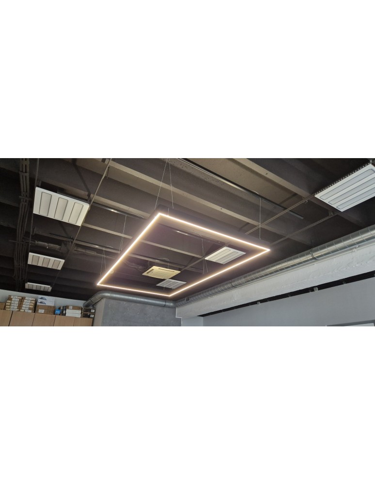 Abigali Lampa liniowa LED Rectangle System double side prostokąt WW