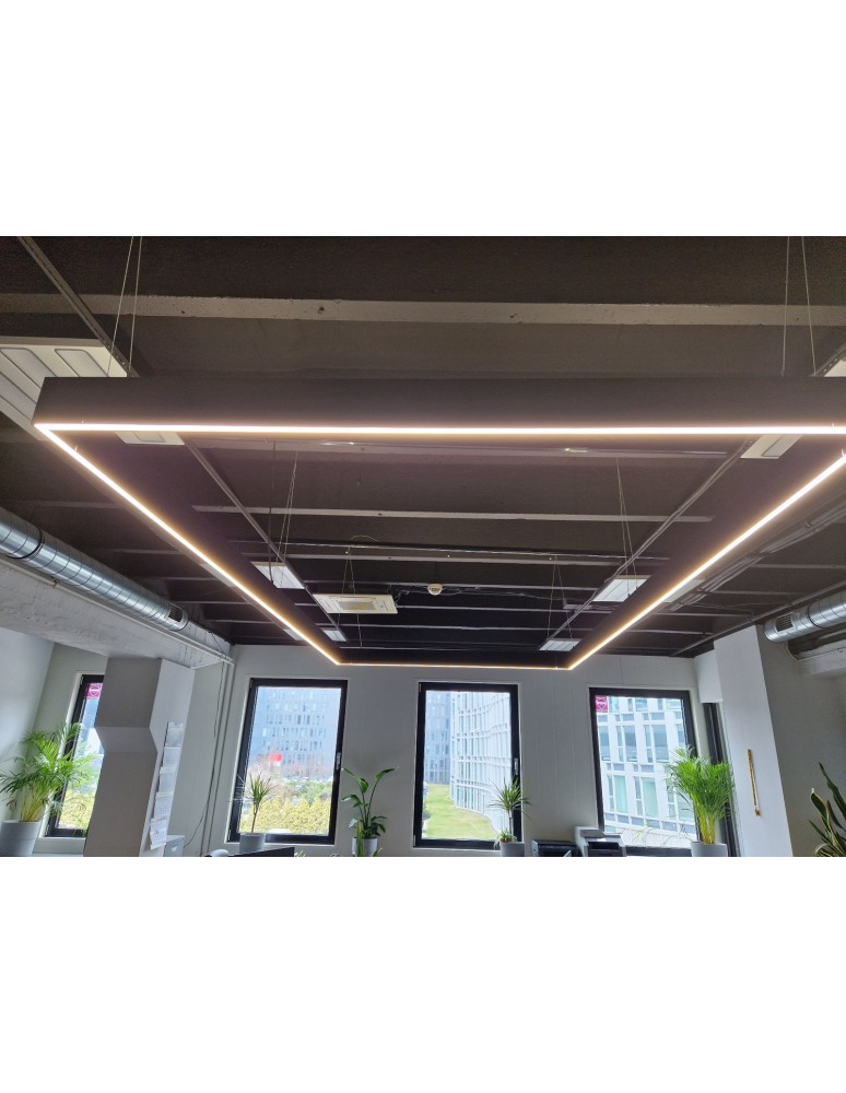 Abigali Lampa liniowa LED Rectangle System double side prostokąt CW